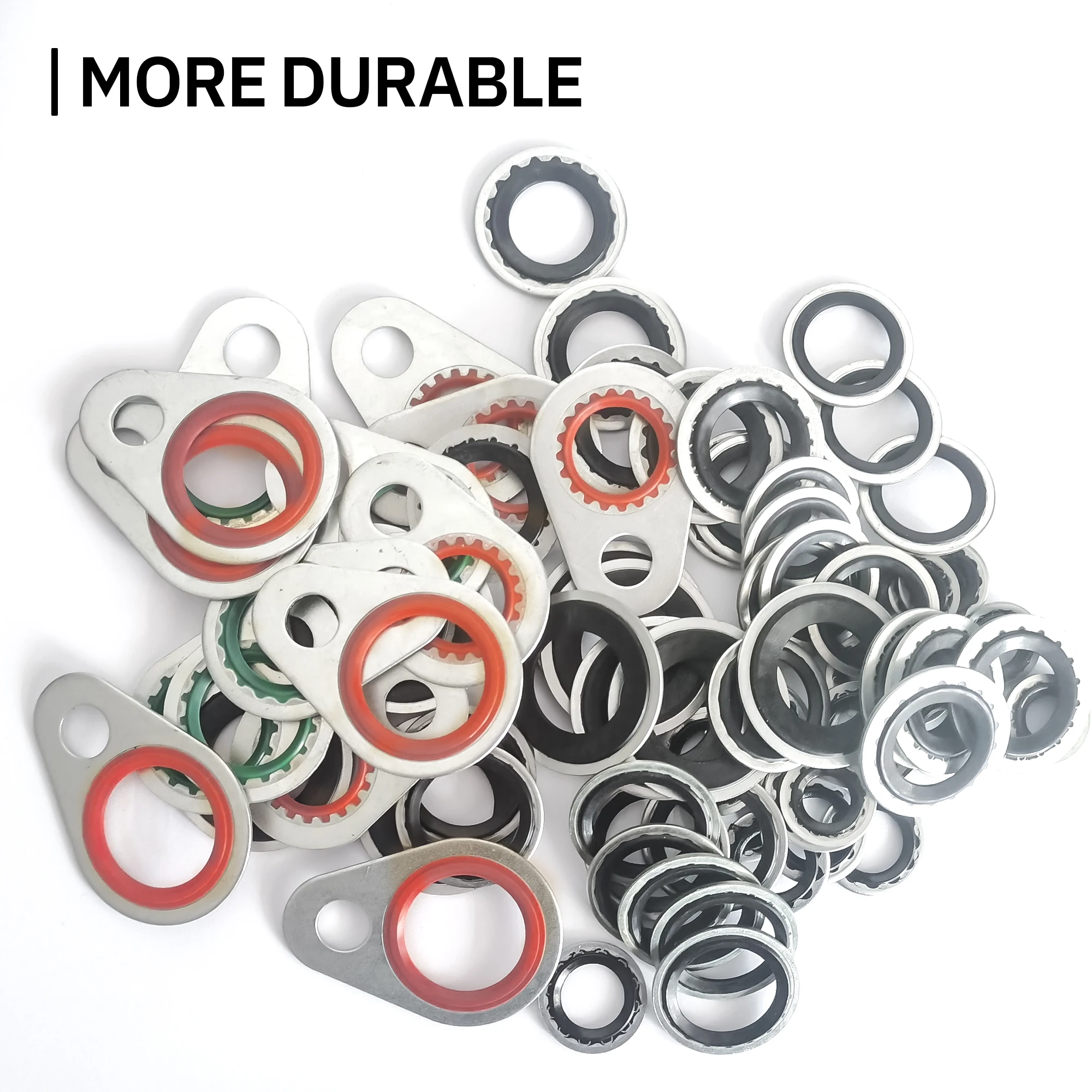 120 조각 에어컨 조절 시스템 압축기 가스켓 씰, 자동차 에어컨 압축기 포트 씰링 키트