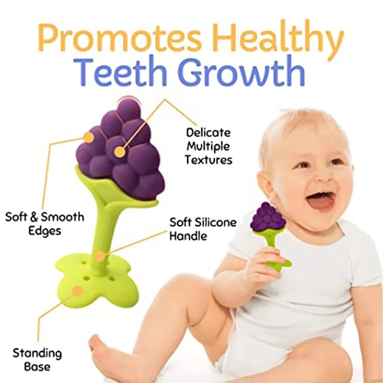  Teether BPA 무료  실리콘 Teething 목걸이  Teether 라운드 Chewable 목걸이   Teething 장난감