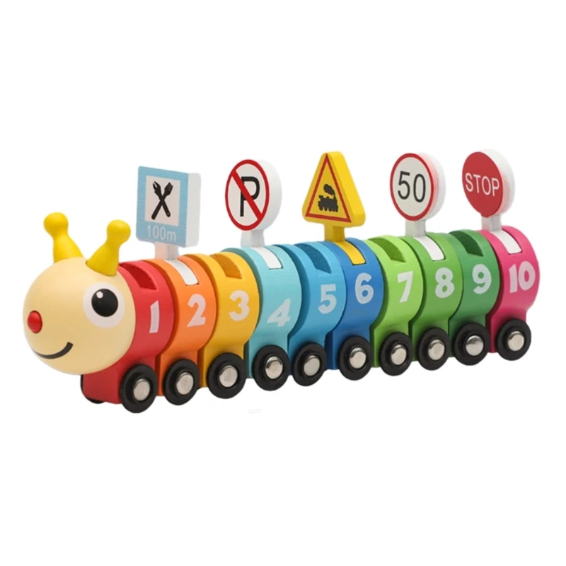 

Caterpillar Pull Toy развивает мелкую моторику по математике для детей от 18 лет и старше
