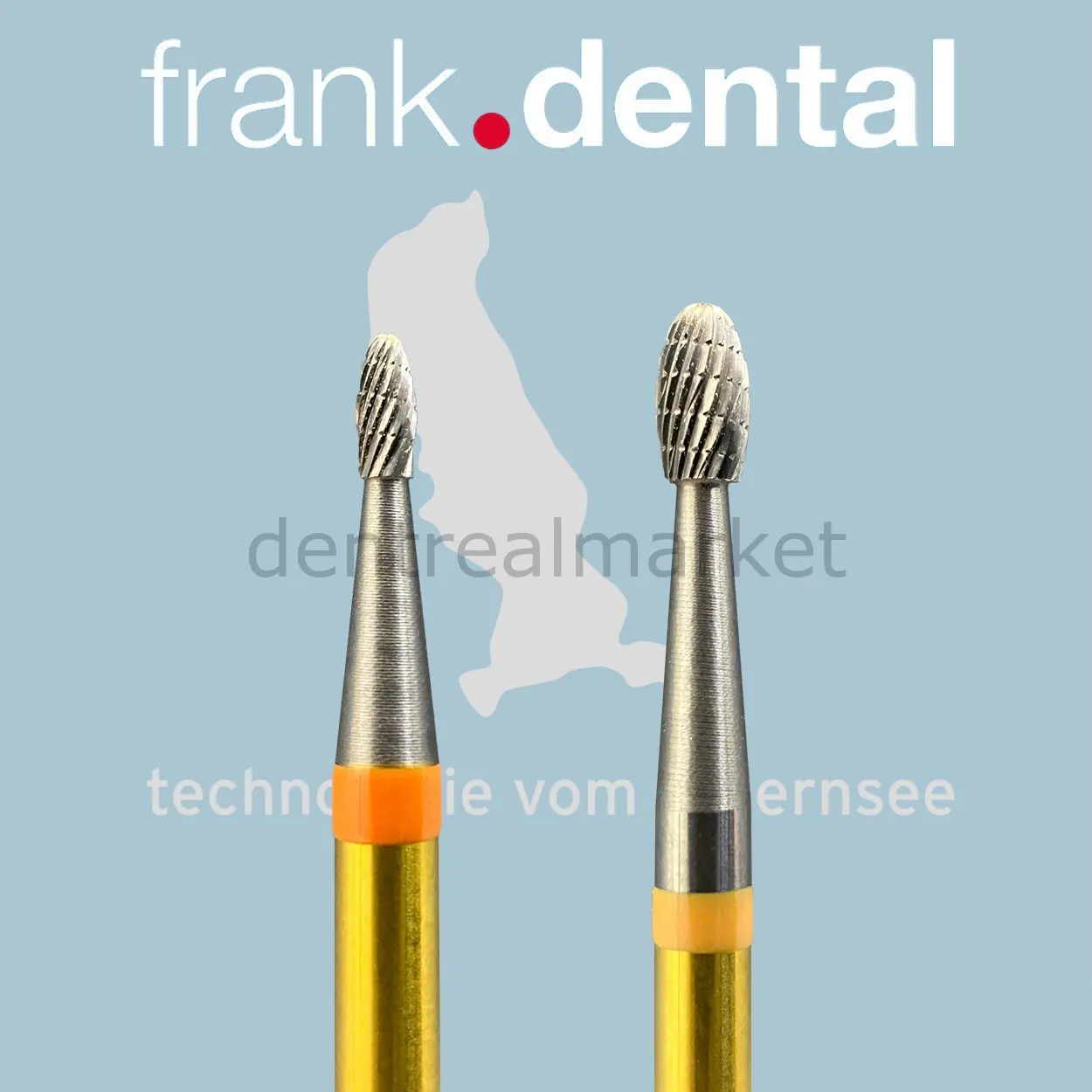 

Frank Dental - Tungsten carpita Monster Hard Burs - 73KFQM - Nail Burs - Made in Germany Bur