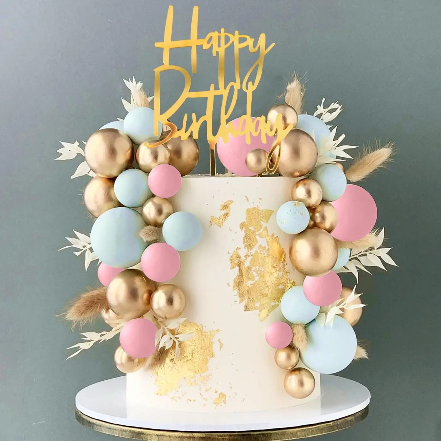 50pcs pink and blue