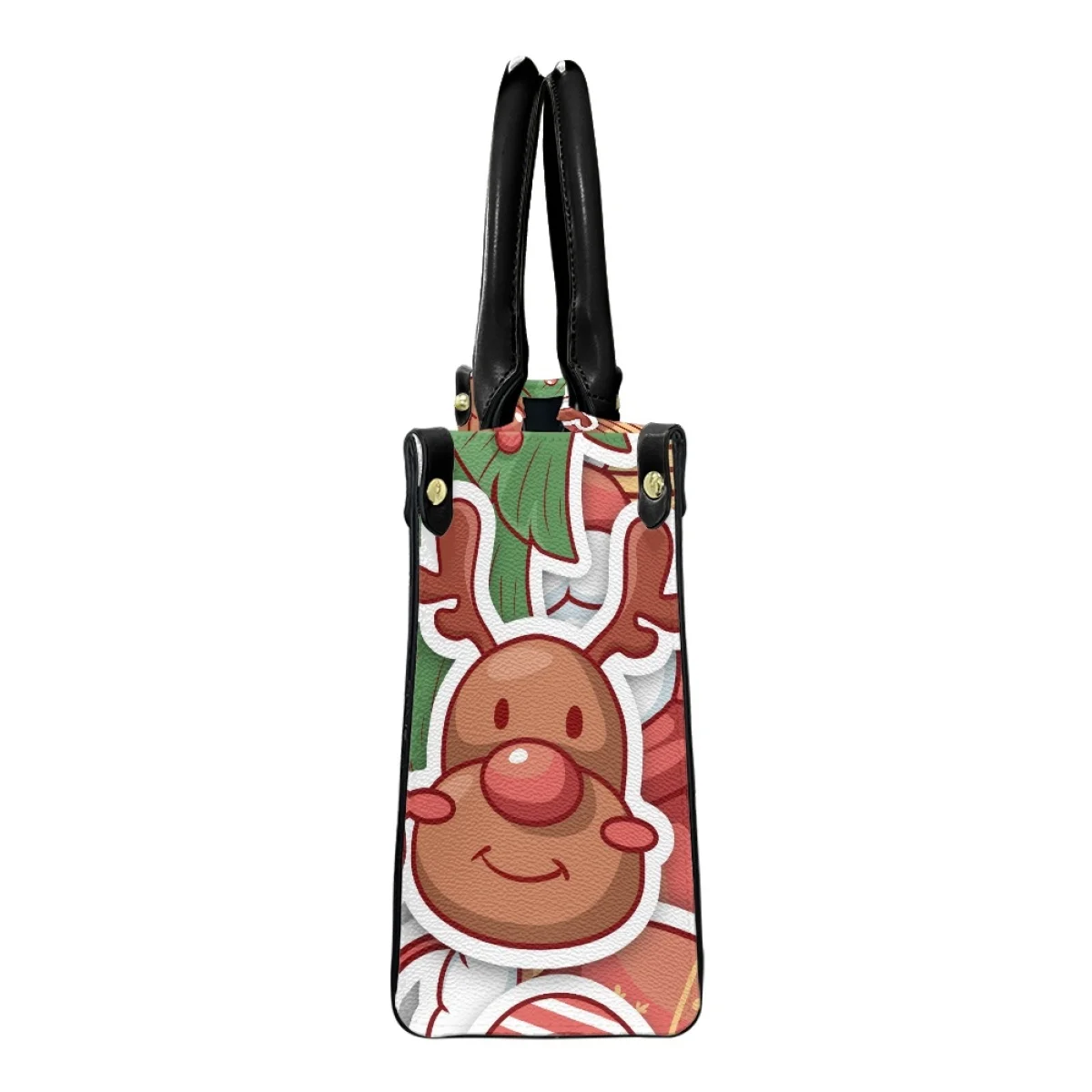 Merry Chrismas Fashion Women Cross Body Bags Leather Cute Elk Snowman Handbags Top-Handle Small Messenger Bag Girls Bolsos New
