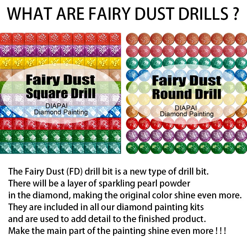 DIAPAI Fairy Dust AB 5D Diamond 