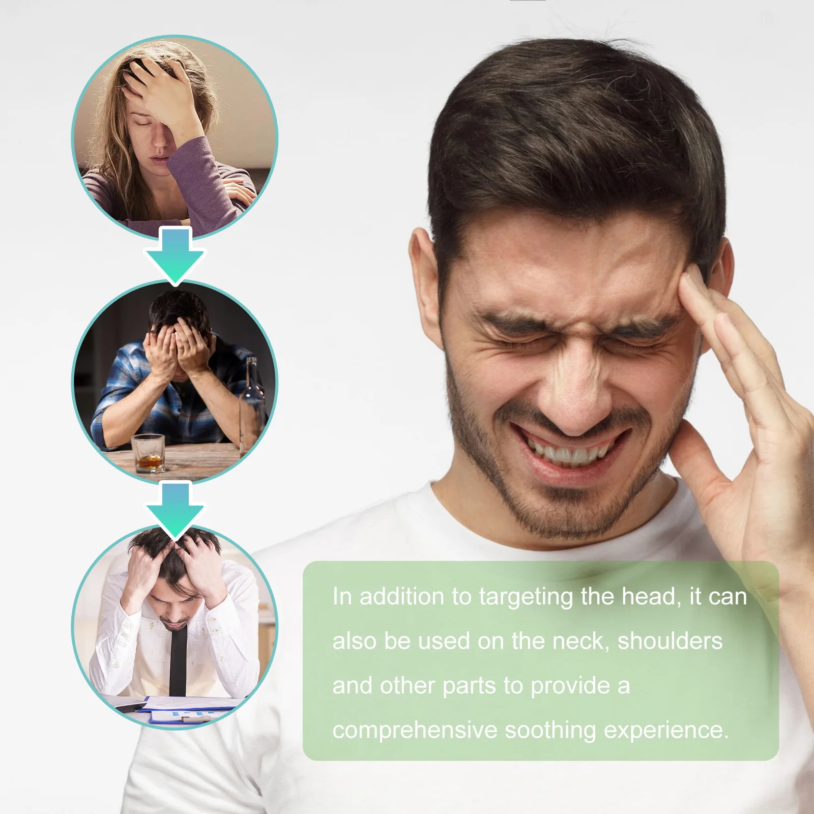 Dizziness Soothing Roller Improve Headache Migraine Relieve Nausea Vomiting Brain Nerve Relax Anxious Relief Anti Dizzy Roll-On