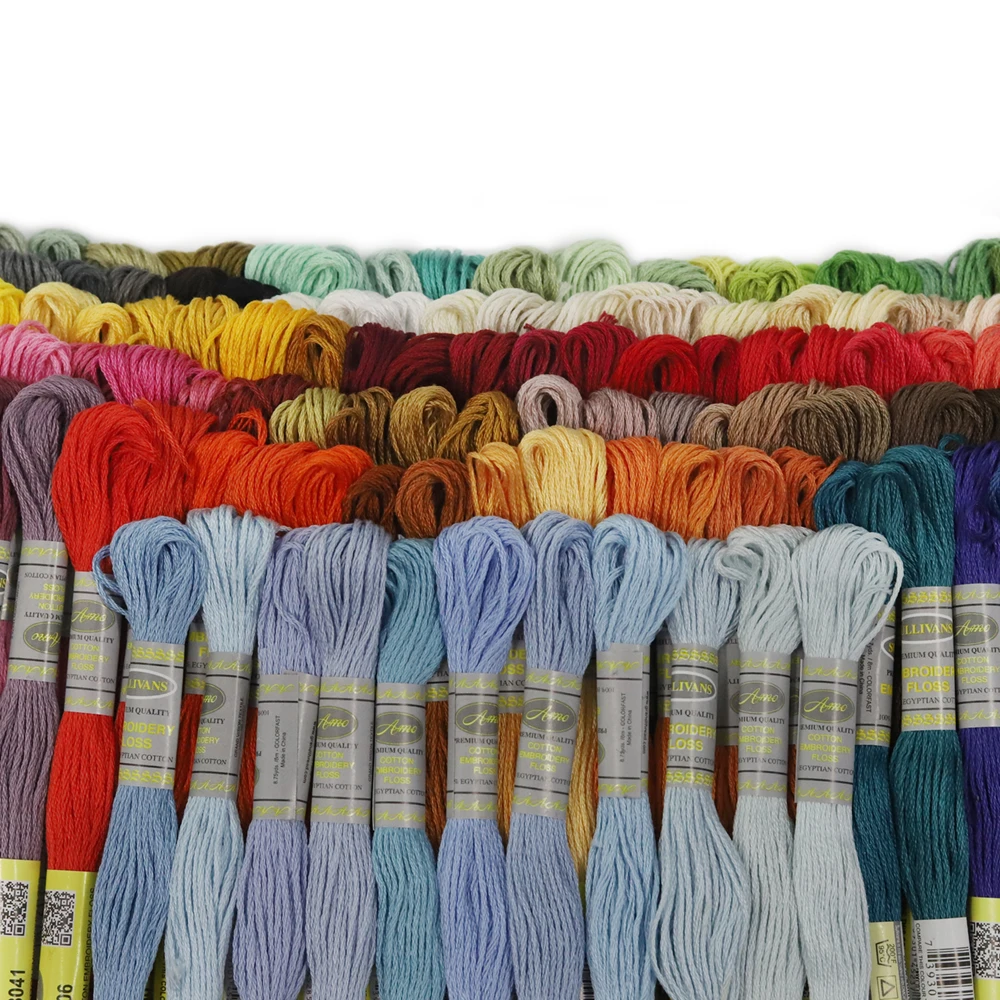 Amo Choose 505 Plain DMC Select Colors Double Mercerized Egyptian