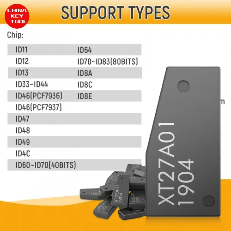 Transponder Chip 20PCS Xhorse VVDI Super Chip XT27A01 XT27A66 Transponder Support Rewrite