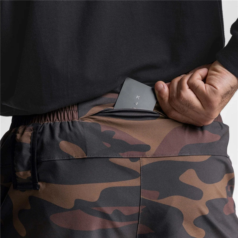 Camouflage Quick Dry Running Shorts Men Training Gym Shorts Fitness Men Jogging Bottoms Summer Sports Shorts Workout Short Pants