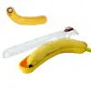 Food Grade Plastic Banana Storage Case Banana Shaped Anti-Squeezing Banana Saver Sealed Reusable Banana Keeper for Travel 3
