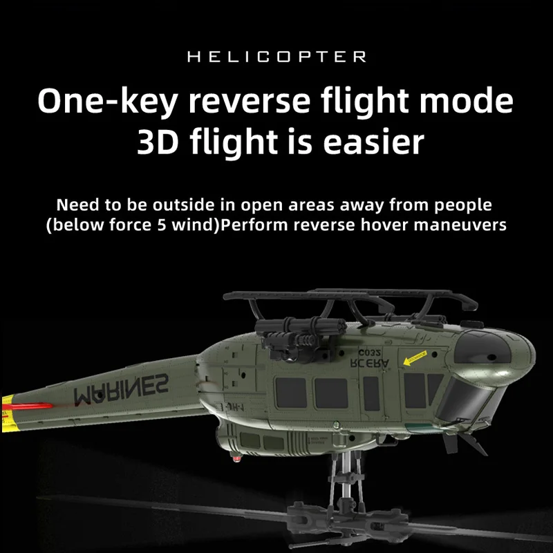 Vue rapprochée du rotor principal de l'hélicoptère RC cascadeur 6 canaux sans balais avec système de positionnement intelligent