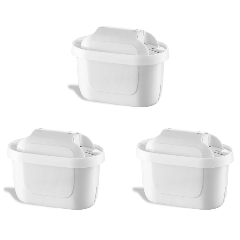 3 Pz (Non Per Brocche Waterdrop) Compatibile Per Tutte Le Brita Maxtra + Jug, Per Brita Bollitore Cartuccia Filtro Universale