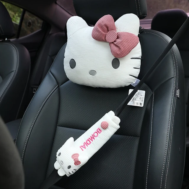  2pcs Retro Style Car Neck Pillow,Soft Ventilation Car