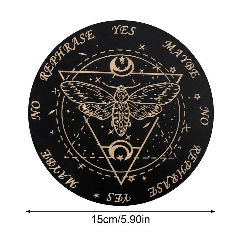 Pendulum Board For Divination Star Pendulum Board Dowsing Divination moon Star Healing Meditation Ornaments pendulum board