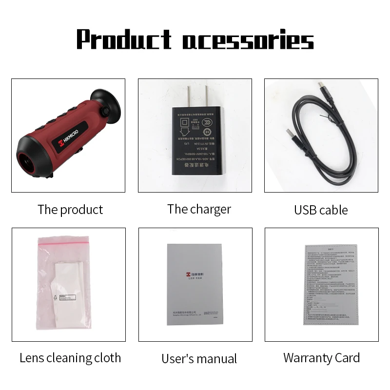 Hikmicro LE 휴대용 열화상 카메라, 단안 초경량 적외선 열화상 카메라, 사냥용 X4 X2