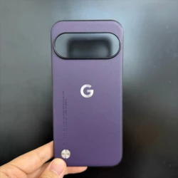 Sleek Solid Color PU Leather Anti - Slip Phone Case with Full Wrap Camera Protection - Google Pixel 8 Pro (PURPLE)