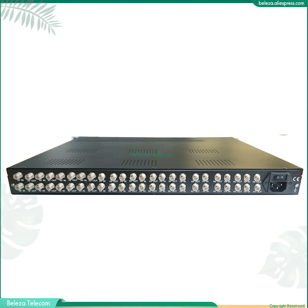 

24 8-in-1 Tuner to IP Modulator ASI All-in-One DVB-S2 / DVB-T / C / ATSC / ISDB RF to IP / ASI Gateway Hotel TV CATV system