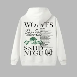 DARC WOLVES Men Hoodies Y2K Harajuku Hip Hop Graphic Print Darcsport Oversized Hooded Sweatshirt Mens Pullover Hoodie Clothing