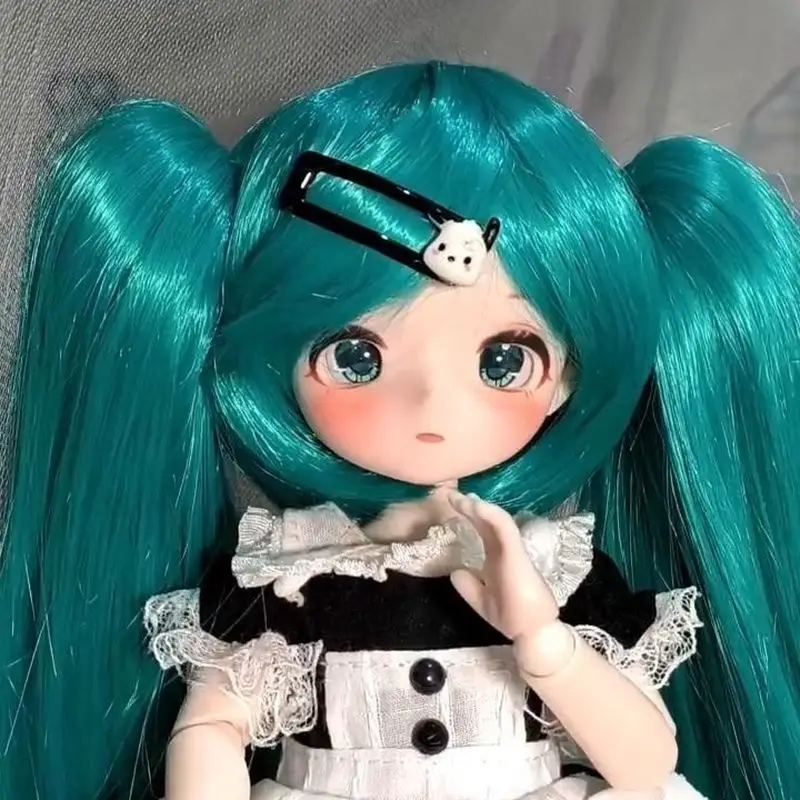 Hatsune 1/6 Movable Bjd Miku Maid Outfit Complete Dress Up Point