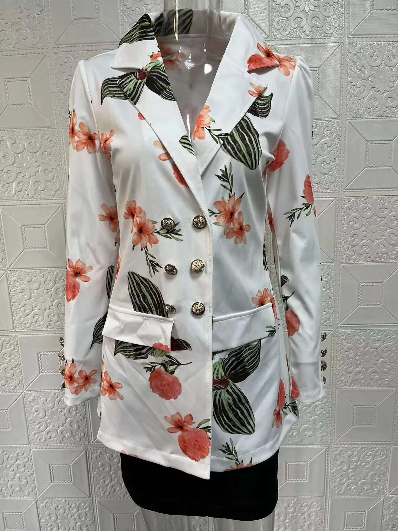 Women Casual Two Piece Blazer Set