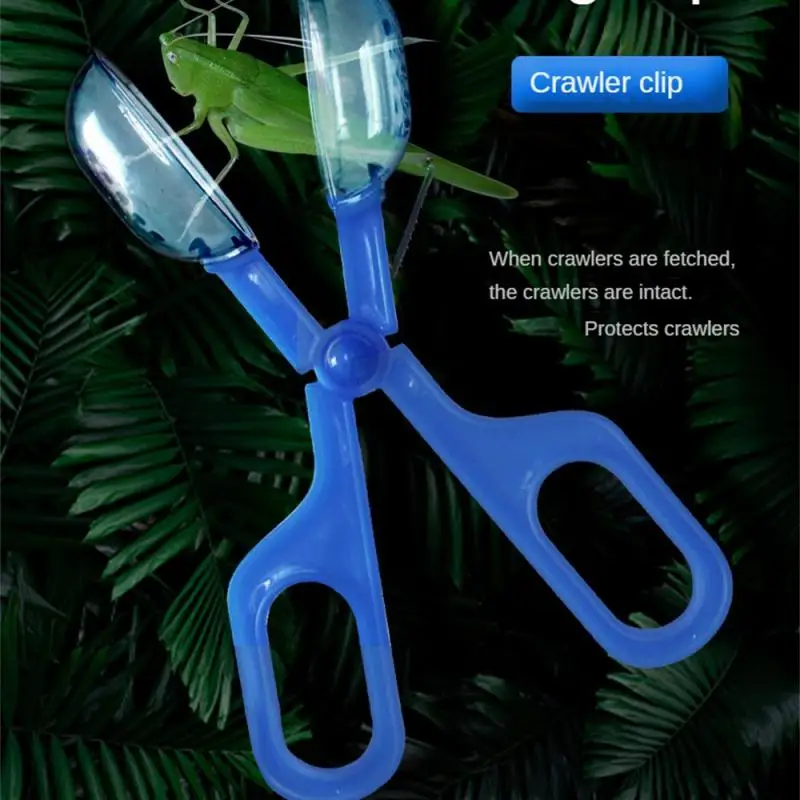 

New Special Crawler Clip Tortoise Lizard Frog Spider Crawler Traps Transparent X-shaped Buckle Ventilation Cleaning Tool Pet