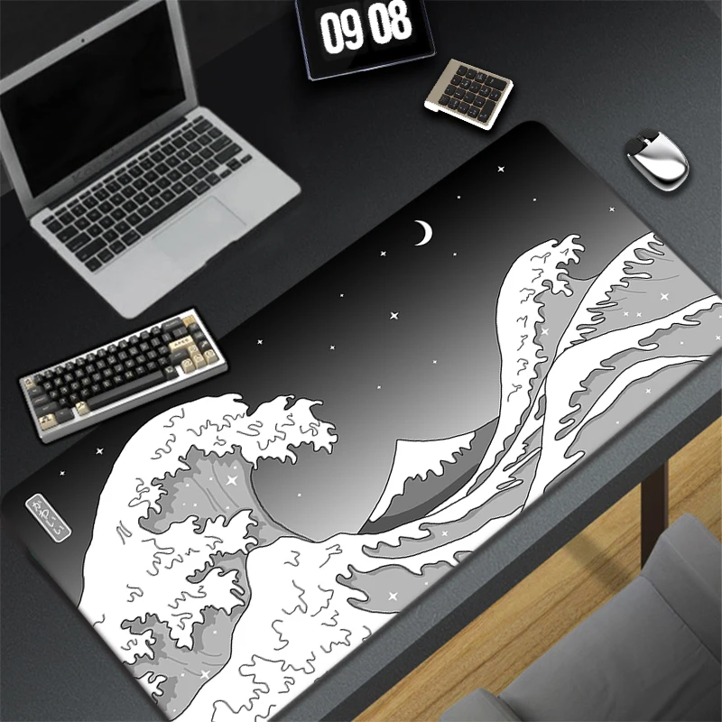 Grand tapis de souris de jeu média, ordinateur PC Gamer, ordinateur  portable, Mausepad, Demon Slayer, Kamado Nezuko, clavier polymères, tapis  de bureau - AliExpress