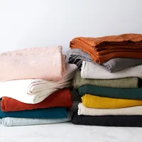 Drap de lit en lin pur 100%, confort ultime, élégance, drap plat naturel, écologique, respirant, Durable, Queen California King 1
