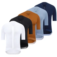 HISERWA hommes Maillot de cyclisme à manches courtes été Maillot de vélo vélo de route vêtements de cyclisme respirant Pro équipe vtt Maillot chemise 1