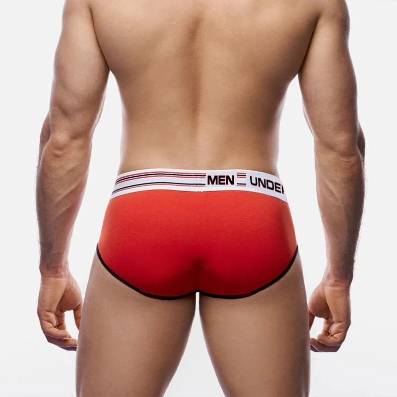 New explosive color combination low-waist men's underwear simple fashion youth triangle shorts