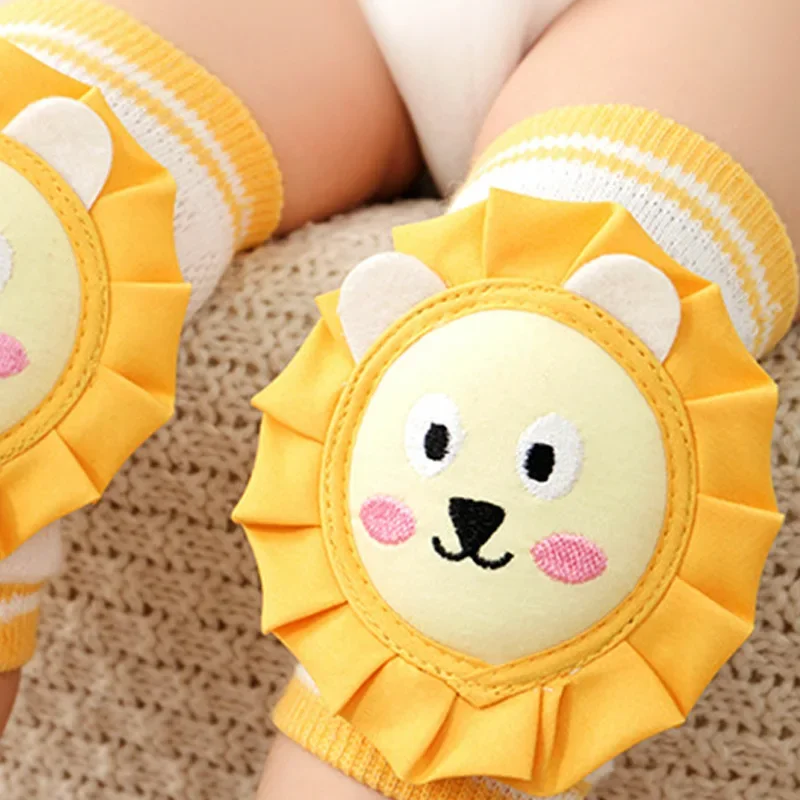 Dinosaur Baby Crawling Pads Anti Slip Knee Pads Baby Cute Cartoon Knee Protectors Toddler Leg Warmer Safety Walking Knee Pads 3