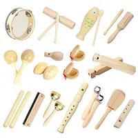Kids Musical Instrument Toys Montessori 100% Natural Wooden Log Color Percussion Game Parish Learning Preschool Educational Toys 1