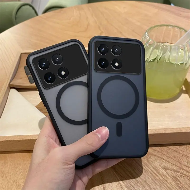 Magnetic Frosted Translucent Ultra-Thin Anti-Fall Shockproof Case