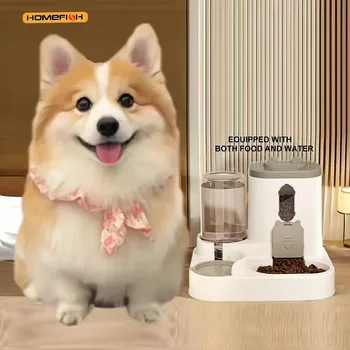 2-in-1 Automatic Cat Food and Water Dispenser - الصورة 5