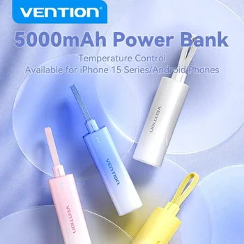 Vention Power Bank 20W Ricarica Rapida 5000mAh Batteria Portatile per iPhone 16 SAMSUNG Xiaomi Huawei Batteria Esterna PD 20W