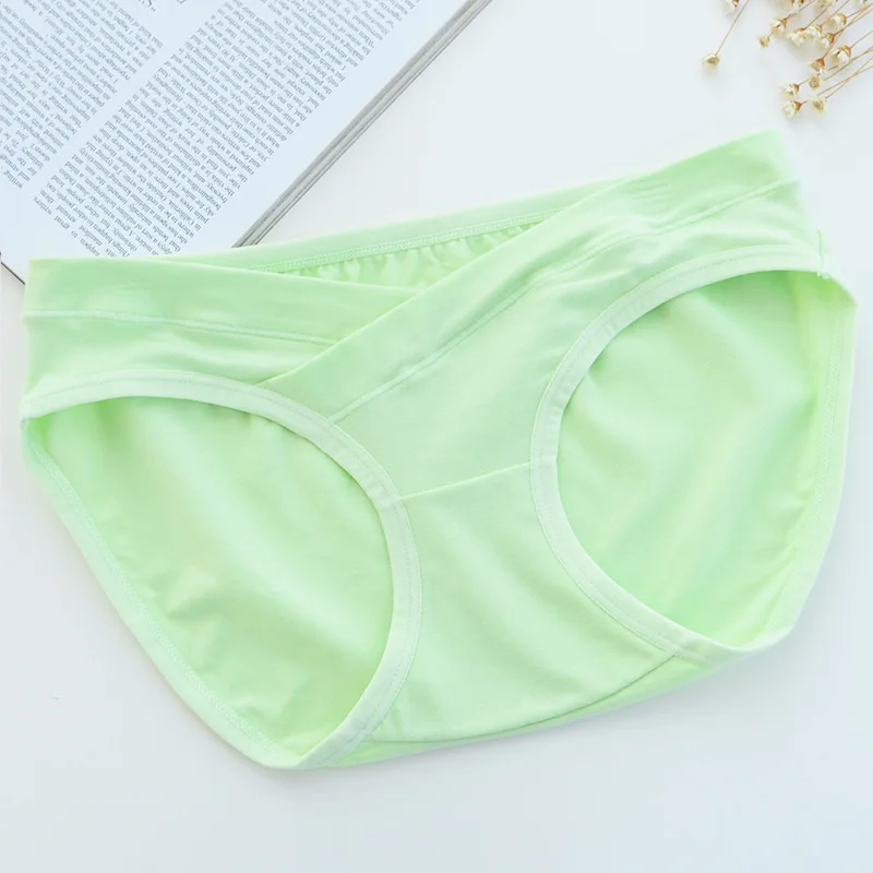 New arrived low waist 95% cotton 1-10 month 4pc/lot Pregnant women\'s underwear panties briefs spring summer m-xxxl