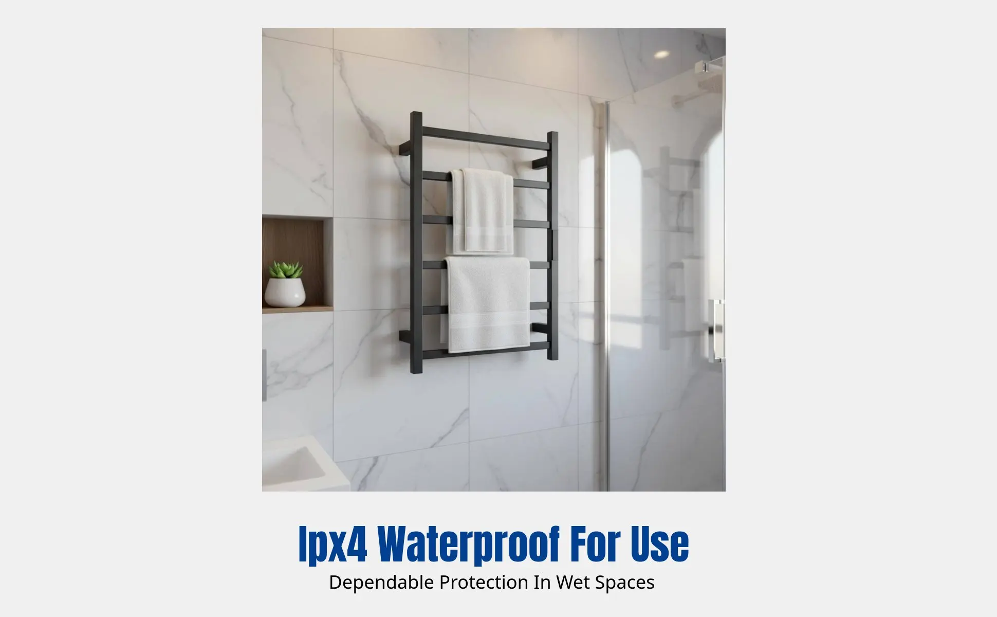Smart Electric Towel Rack, Heated Towel Warmer, Stainless Steel, IPX4 Waterproof, Digital Display, Home Bathroom, Modern Design Smart Electric Towel Rack, Heated Towel Warmer, Stainless Steel, IPX4 Waterproof, Digital Display, Home Bathroom, Modern Design