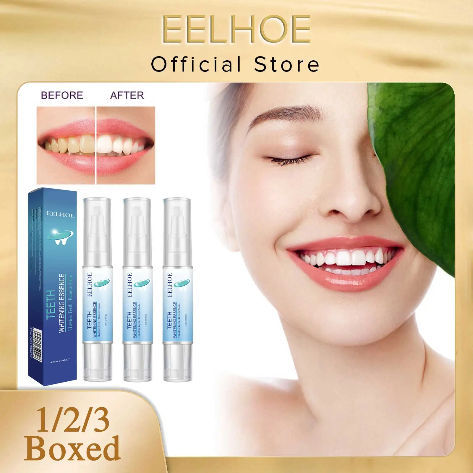 

EELHOE Whitening Teeth Pencil Bleaching Dental Plaque Whiten Teeth Oral Hygiene Mouth Essence Brushing Tooth Stain Removal Pen