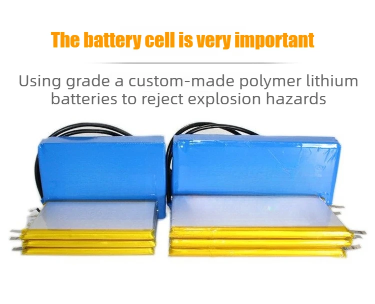 12V Polymer Lithium Battery 6Ah-20Ah for Power Display Light, Charging Protectio