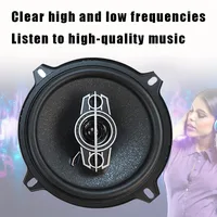 1Pair 4/5/6 Inch 4-Way 220W/300W/350W Universal Car HiFi Coaxial Speaker Auto Music Stereo Car Door Full Range Speakers Woofer - Image 4