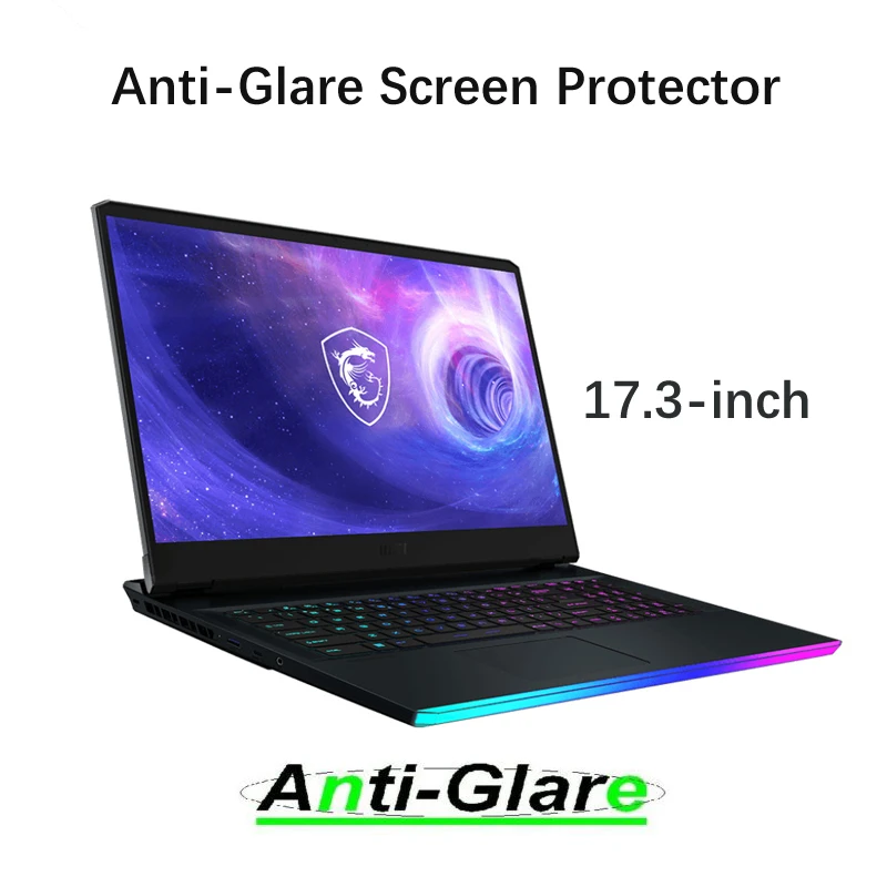 2X Proteggi Schermo Ultra Trasparente/Antiriflesso/Anti Raggi Blu Per Msi Raider Ge76 Deluxe Edition/Raider Ge77 Hx/Raider Ge76 12U 17.3"