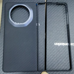 Cover in fibra di carbonio aramidica per ricarica wireless magnetica MagSafe