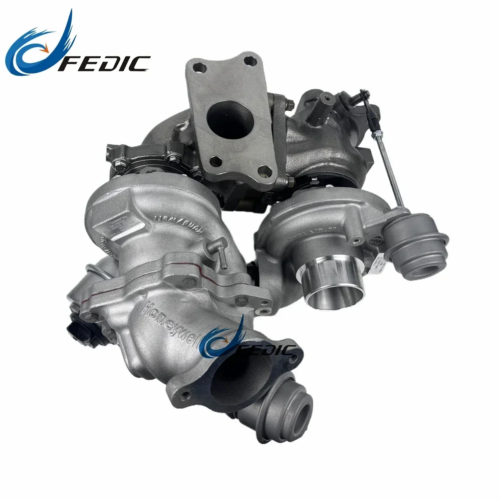 Twin Turbocharger GT1238Z GT1752S Turbine 810356 810357 full turbo for Mazda CX-5 SH01 2.2L Passenger 2014