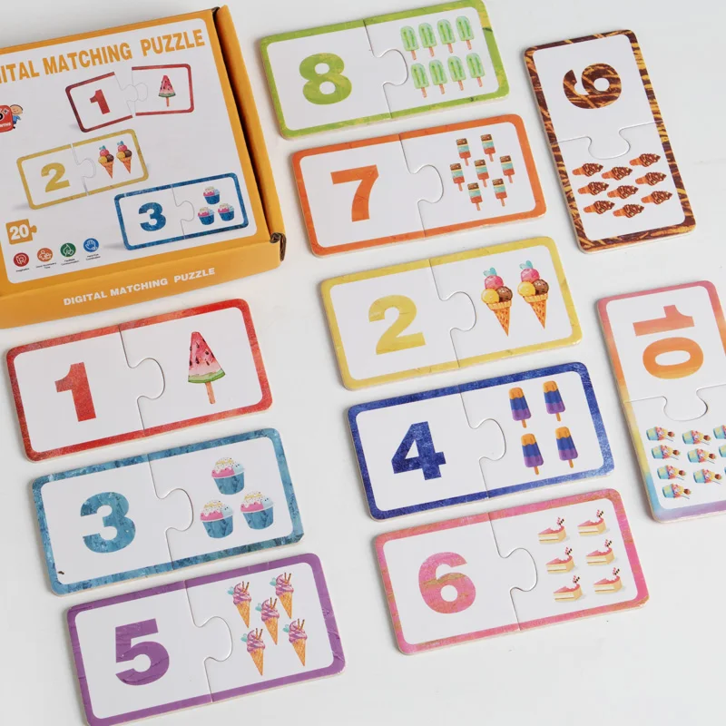 Wooden Number Puzzle Toy 2
