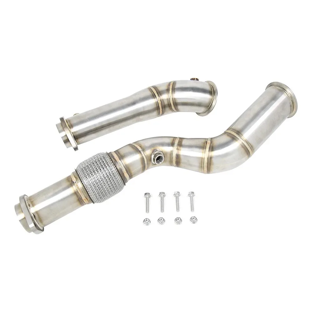 S58 Downpipe für BMW M3 M4 G80 G82 G83 2020~2023 RWD&AWD für M2 G87 RWD Auspuff Catless Downpipe RHD&LHD Auto-Auspuff-Downpipes – Detail 2