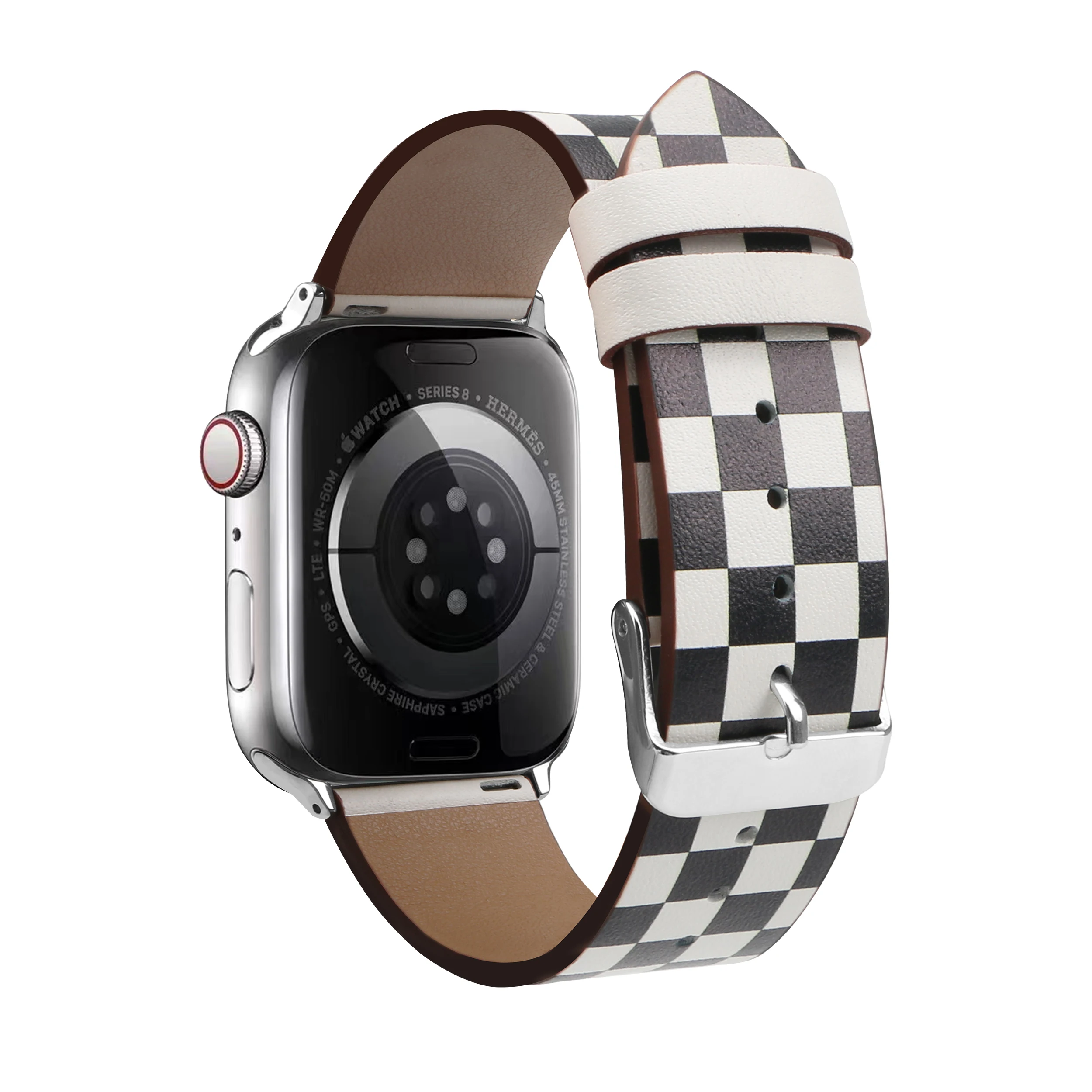 Luxury Checkered Bands Compatible with Apple Watch Band 38mm-49mm