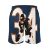 Walter Payton Men's Beach Shorts Swim Trunks With Pockets Mesh Lining Surfing Walter Payton Bears Chicago Da Bears Sweetness 34 3