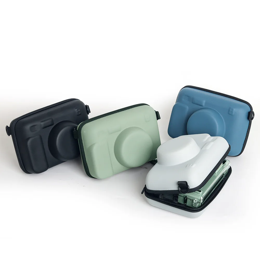 Camera Protective Cover Case For Fuji Instax wide W400/210/300 Camera General Hard Case PU Protective Pouch with Shoulder Strap