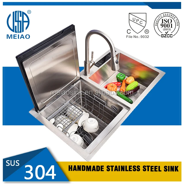 Meiao Automatic Stainless Steel Dishwasher High Performance Household Automatic Dishwasher 4