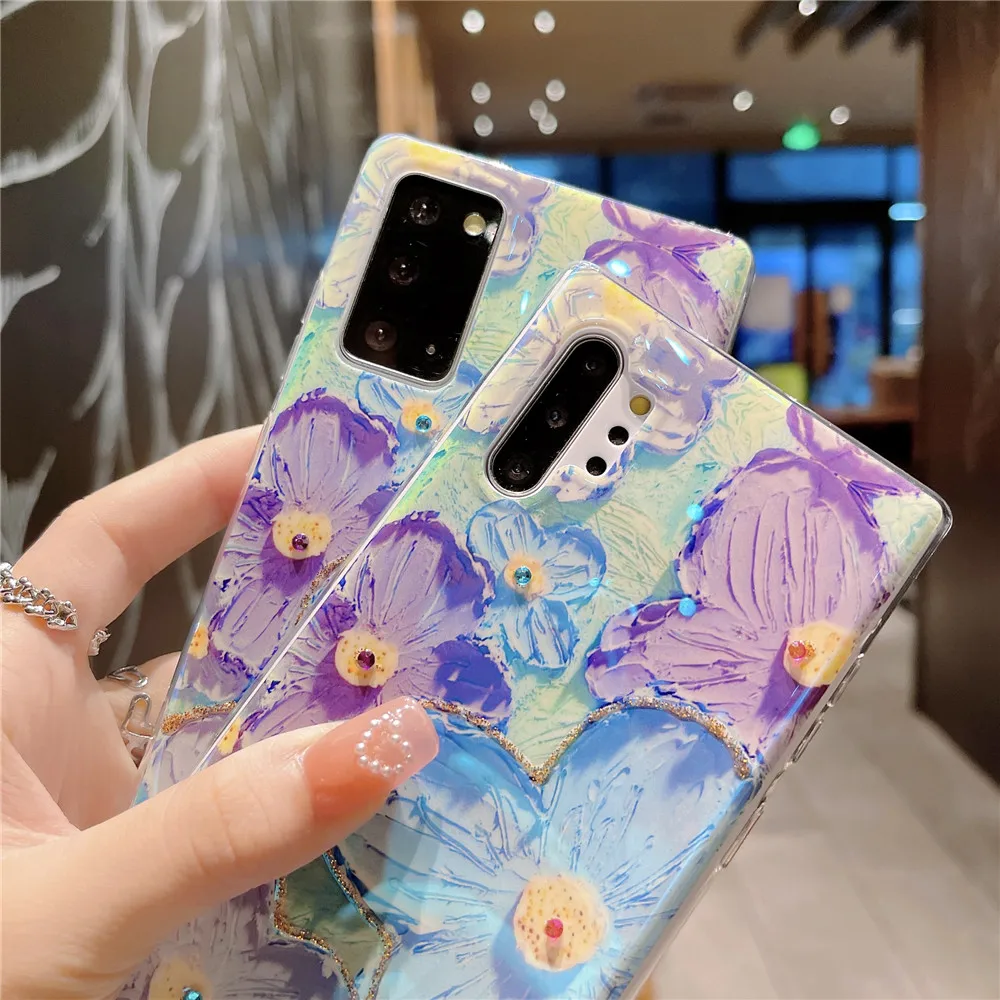 Samsung Funda De Moda Doodle Marca Patrón Suave TPU Cubierta