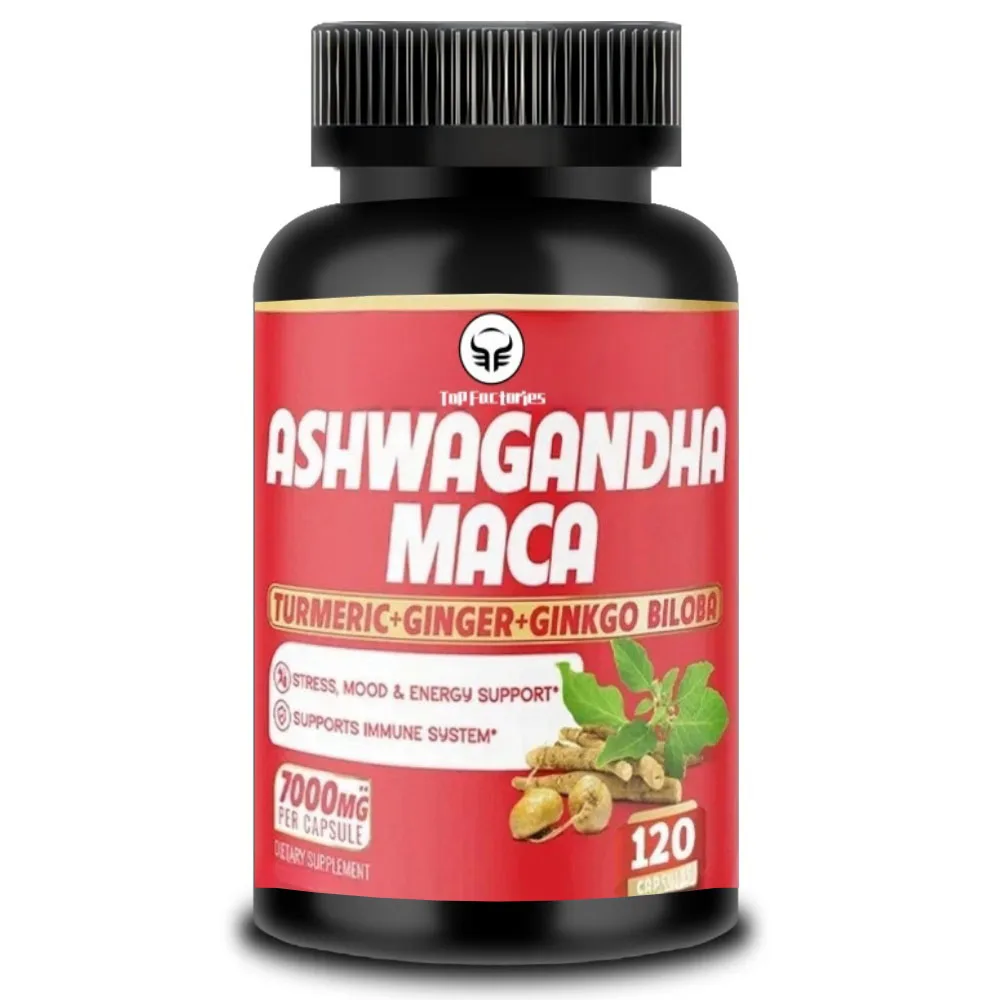 Top Factories Ashwagandha And Maca Supplements-Support Stress, Maca, South African Drunken Eggplant, Vegetarianism, Non Gmo
