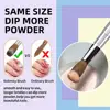 Acrylic Kolinsky Nail Brush 3D Pure Handmade Round Shape Nail Brushes Professional Nail Art Brush Manicure Nail Tools Makeup 5