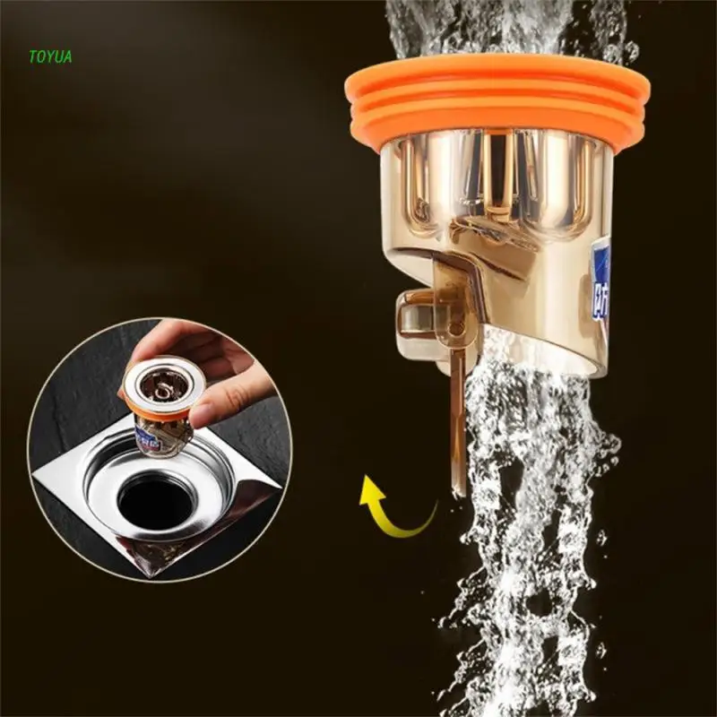 Floor Drain Core Floor Drain Filter Floor Drain Deodorant Floor Drain Shower Drain Magnetic Self-Closing Odor and Insect Proof Floor Drain Core Deodorant Anti-Odor No Smell Bathroom Toilet Sewer Shower Drain